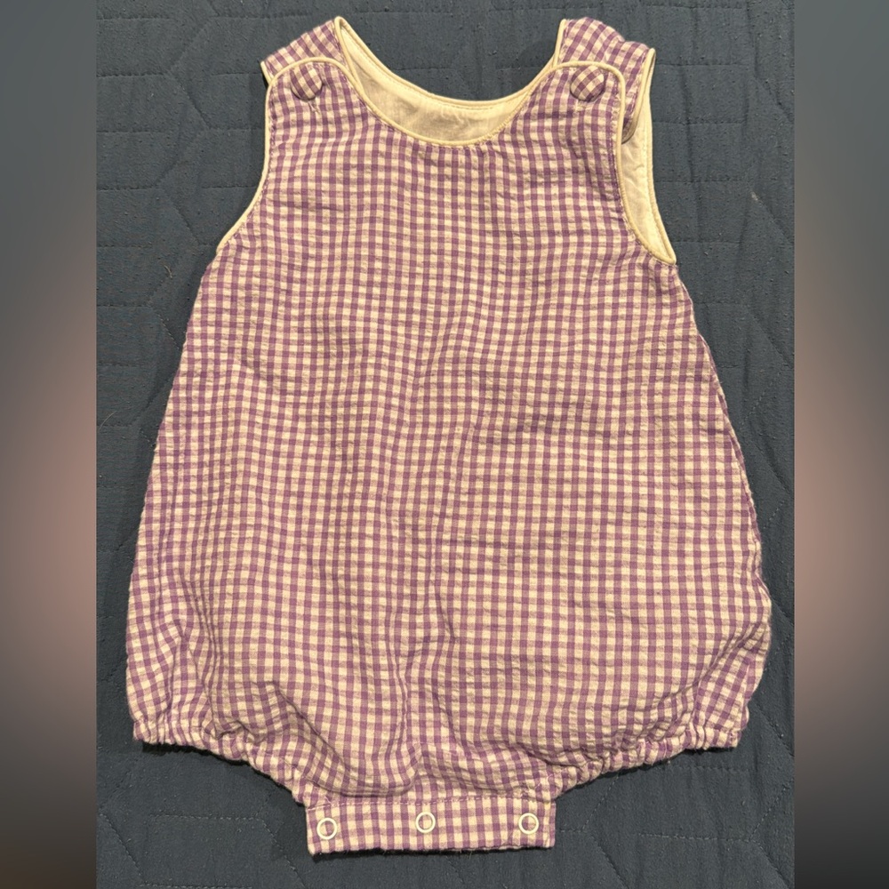 Lil cactus "smocked bubble" boy or girl✨ lilac purple 
Worn once